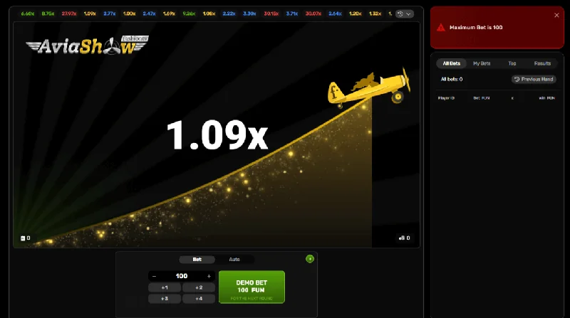 Screenshot di Aviashow