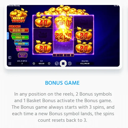 Screenshot di Basket Bounty