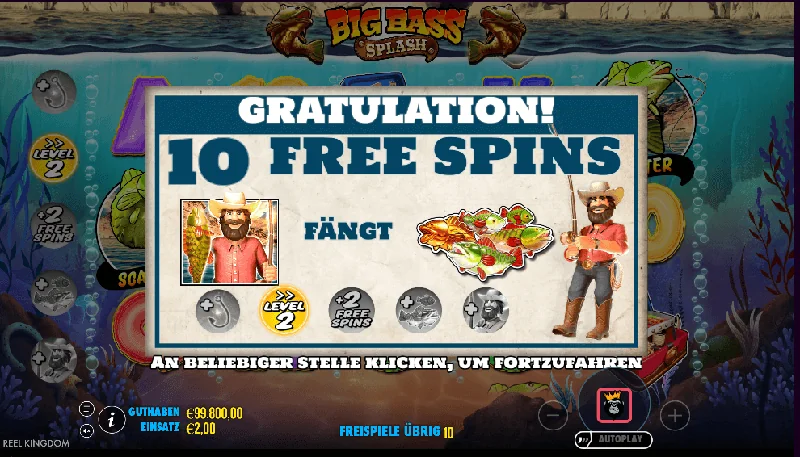 Screenshot di Big Bass Splash