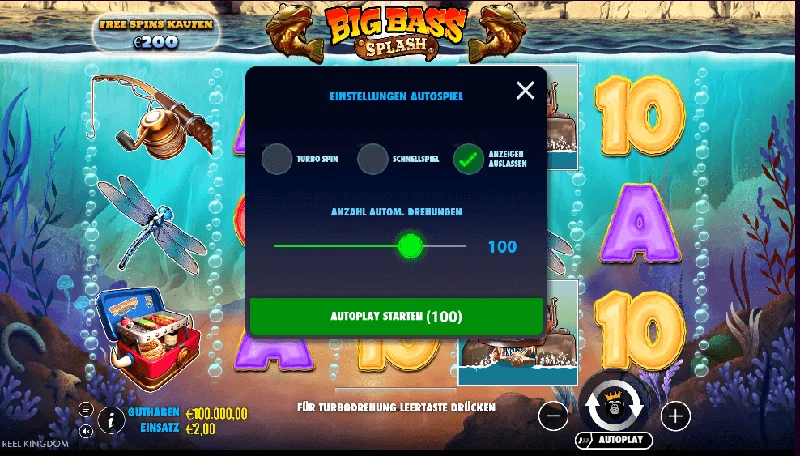 Screenshot di Big Bass Splash
