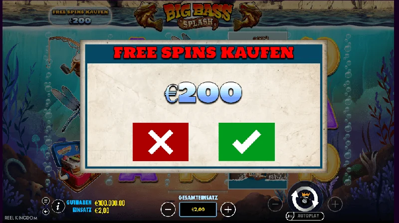 Screenshot di Big Bass Splash