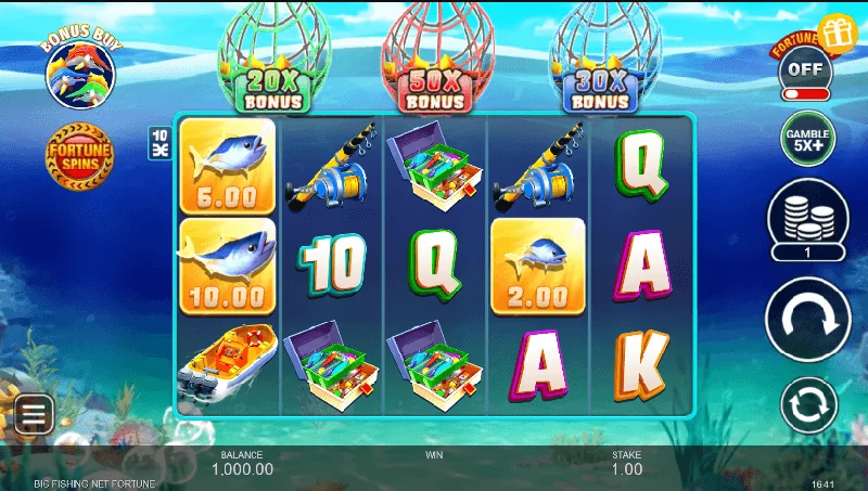 Screenshot di Big Fishing Net Fortune