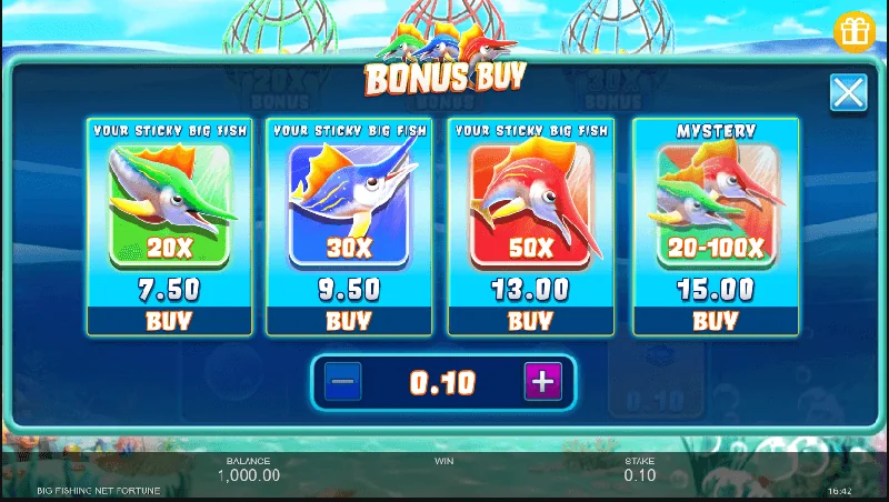 Screenshot di Big Fishing Net Fortune