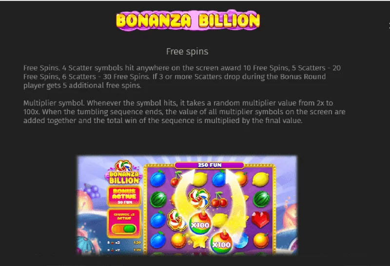 Screenshot di Bonanza Billion