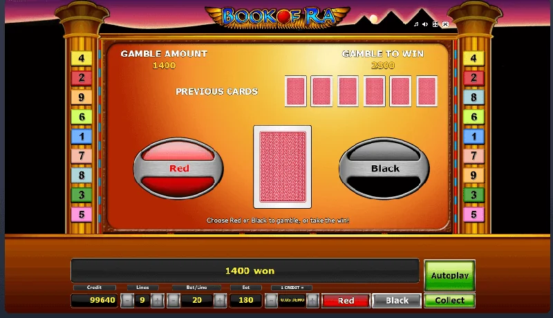 Screenshot di Book Of Ra