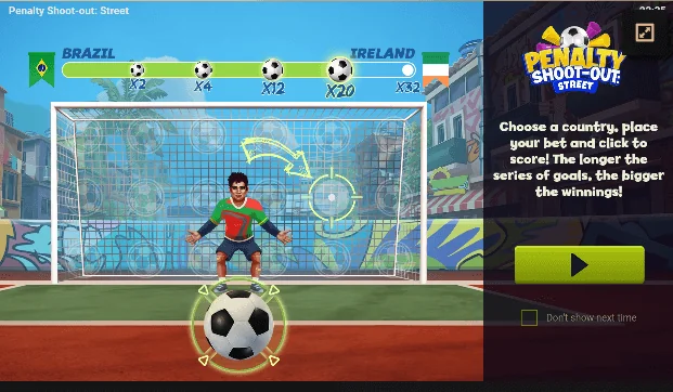 Screenshot di Penalty Shoot-Out