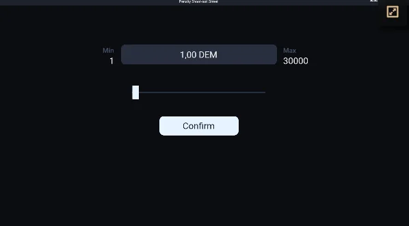 Screenshot di Penalty Shoot-Out