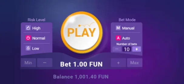 Screenshot di Plinko