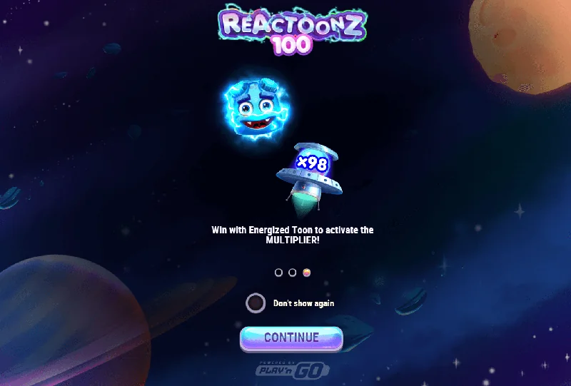 Reactoonz 100 Schermata