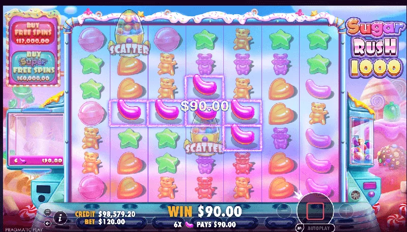 Screenshot di Sugar Rush 1000