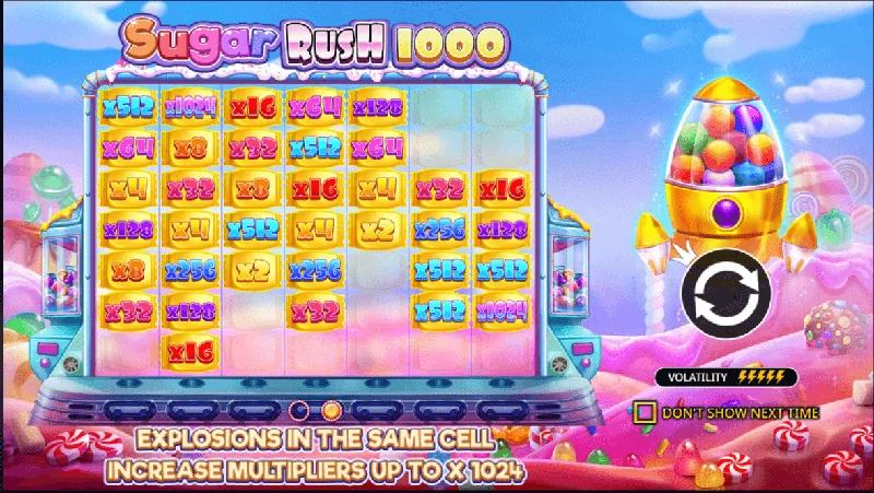 Screenshot di Sugar Rush 1000