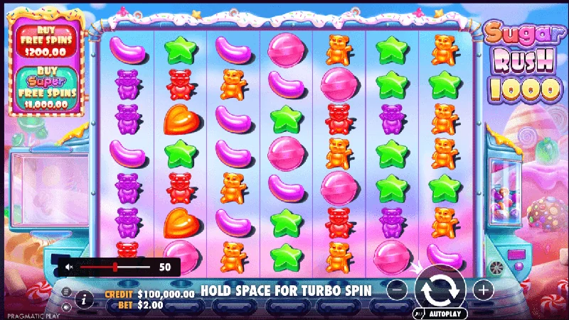 Screenshot di Sugar Rush 1000