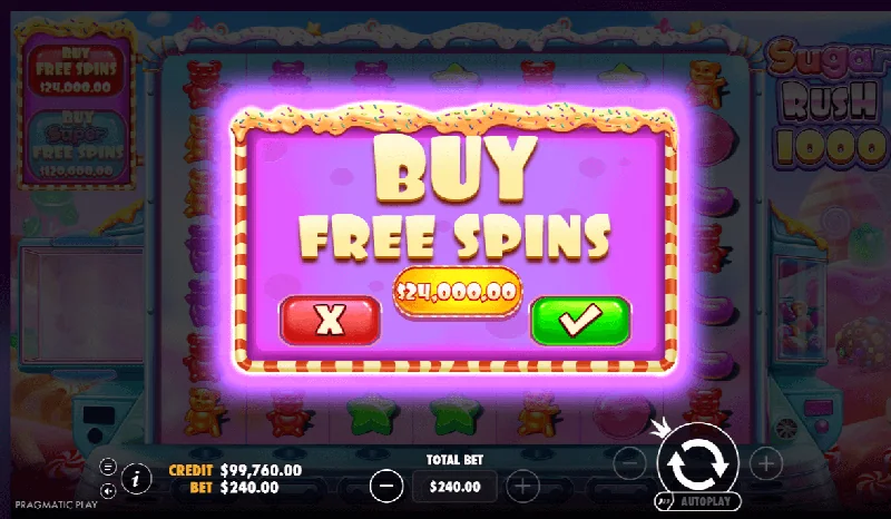 Screenshot di Sugar Rush 1000