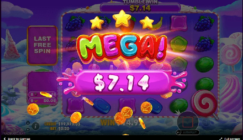 Screenshot di Sweet Bonanza 1000