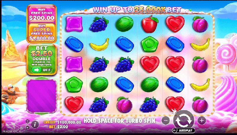 Screenshot di Sweet Bonanza 1000