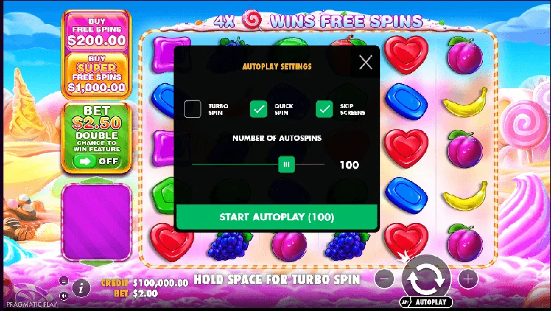 Screenshot di Sweet Bonanza 1000