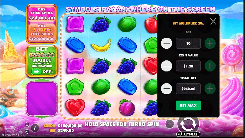 Screenshot di Sweet Bonanza 1000