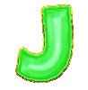 Simbolo Lettera J di Big Bass Splash 1000