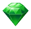 Simbolo Gemma Verde Bonanza Billion
