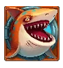 Simbolo Squalo Arancione Razor Shark