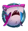 Simbolo Squalo Rosa di Razor Shark