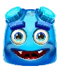 Simbolo Blu con Due Occhi di Reactoonz 100