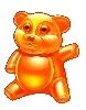 Simbolo Orsetto Gommoso Arancione Sugar Rush 1000