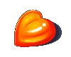 Simbolo Cuore Arancione di Sugar Rush 1000