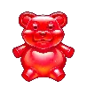 Simbolo Orsetto Gommoso Rosso di Sugar Rush 1000